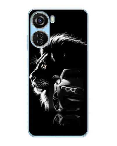 Чехол для ZTE V40 Design с картинкой «BMW и лев»