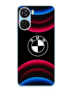 Чехол для ZTE V40 Design с картинкой «Логотип BMW и неоновые дуги» Чехол для ZTE V40 Design с картинкой «Логотип BMW и неоновые дуги»