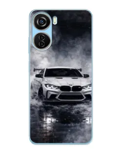 Чехол для ZTE V40 Design с картинкой «BMW сквозь туман» Чехол для ZTE V40 Design с картинкой «BMW сквозь туман»