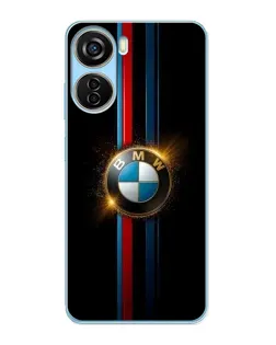 Чехол для ZTE V40 Design с картинкой «BMW M-Power неон» Чехол для ZTE V40 Design с картинкой «BMW M-Power неон»