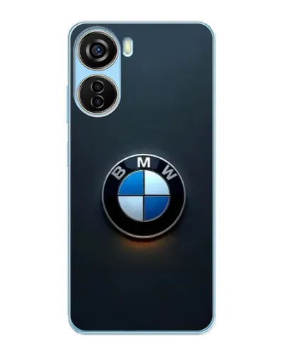 Чехол для ZTE V40 Design с картинкой «Логотип BMW — минимализм»