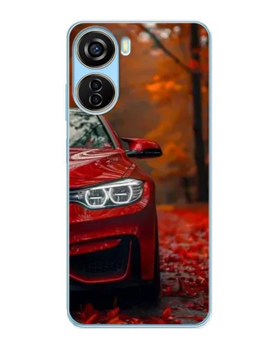 Чехол для ZTE V40 Design с картинкой «Осенняя BMW M4»