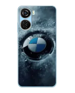 Чехол для ZTE V40 Design с картинкой «Логотип BMW — лед» Чехол для ZTE V40 Design с картинкой «Логотип BMW — лед»