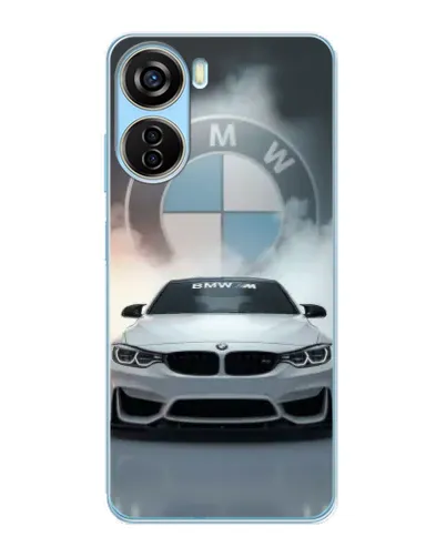 Чехол для ZTE V40 Design с картинкой «BMW в белом дыму» Чехол для ZTE V40 Design с картинкой «BMW в белом дыму»