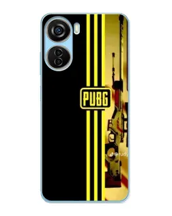 Чехол для ZTE V40 Design с картинкой «PUBG — камуфляжный шлем»
