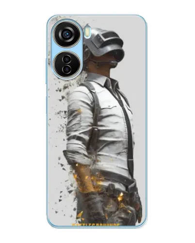 Чехол для ZTE V40 Design с картинкой «PUBG — боец в пыли» Чехол для ZTE V40 Design с картинкой «PUBG — боец в пыли»