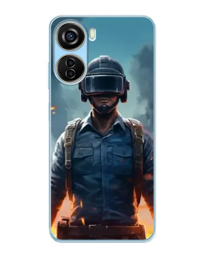 Чехол для ZTE V40 Design с картинкой «PUBG — реалистичный герой» Чехол для ZTE V40 Design с картинкой «PUBG — реалистичный герой»