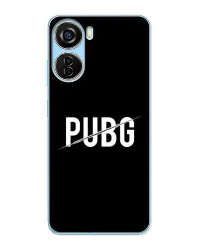 Чехол для ZTE V40 Design с картинкой «PUBG — белый логотип» Чехол для ZTE V40 Design с картинкой «PUBG — белый логотип»