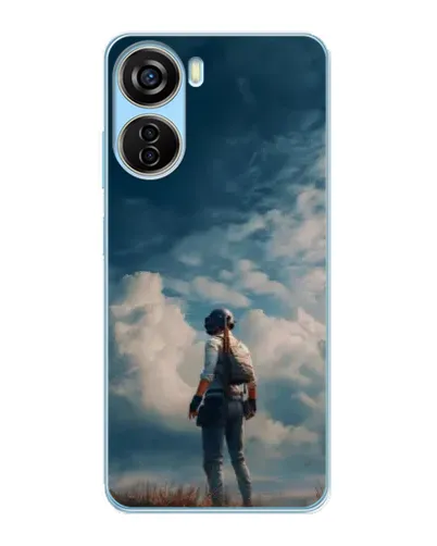 Чехол для ZTE V40 Design с картинкой «Герой PUBG на скале» Чехол для ZTE V40 Design с картинкой «Герой PUBG на скале»