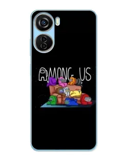Чохол для ZTE V40 Design з картинкою «Логотип Among Us»