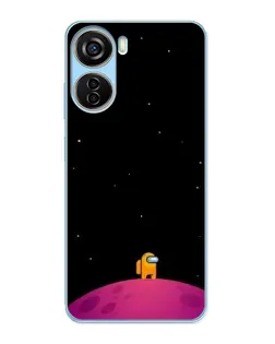 Чохол для ZTE V40 Design з картинкою «Самотній герой на планеті»