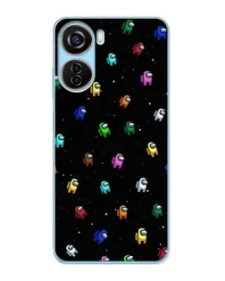 Чохол для ZTE V40 Design з картинкою «Екіпаж Among Us»