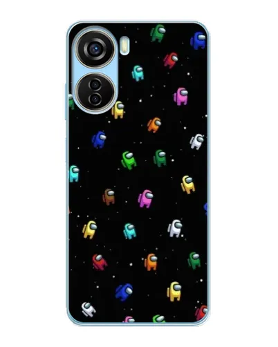 Чехол для ZTE V40 Design с картинкой «Экипаж Among Us»