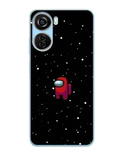 Чохол для ZTE V40 Design з картинкою «Червоний Among Us»