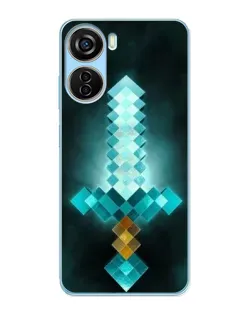 Чохол для ZTE V40 Design з картинкою «Алмазний меч неон»