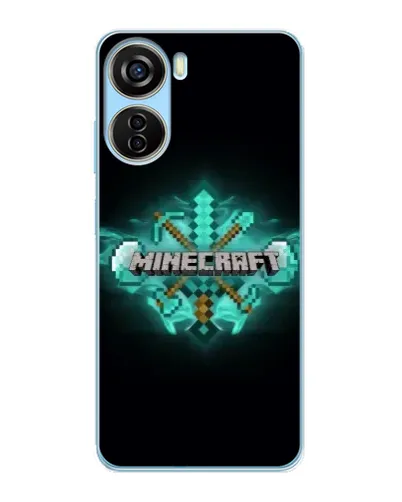 Чохол для ZTE V40 Design з картинкою «Minecraft Diamond лого» Чохол для ZTE V40 Design з картинкою «Minecraft Diamond лого»