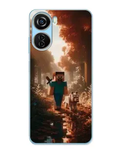 Чохол для ZTE V40 Design з картинкою «Стів у лісі»