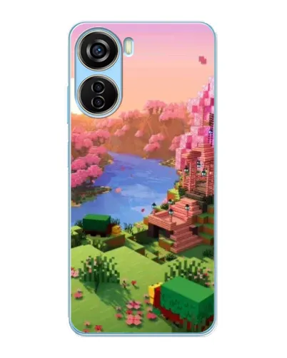 Чохол для ZTE V40 Design з картинкою «Рожеве дерево Minecraft» Чохол для ZTE V40 Design з картинкою «Рожеве дерево Minecraft»