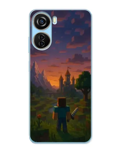 Чохол для ZTE V40 Design з картинкою «Стів біля вежі» Чохол для ZTE V40 Design з картинкою «Стів біля вежі»