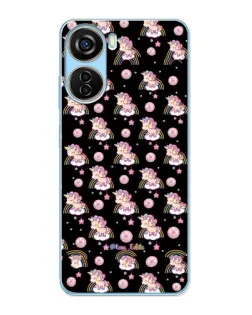 Чехол для ZTE V40 Design с картинкой «Magic Unicorn паттерн»