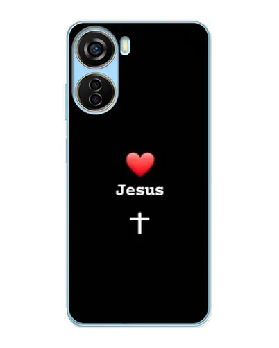 Чехол для ZTE V40 Design с картинкой «Сердце - Jesus» Чехол для ZTE V40 Design с картинкой «Сердце - Jesus»