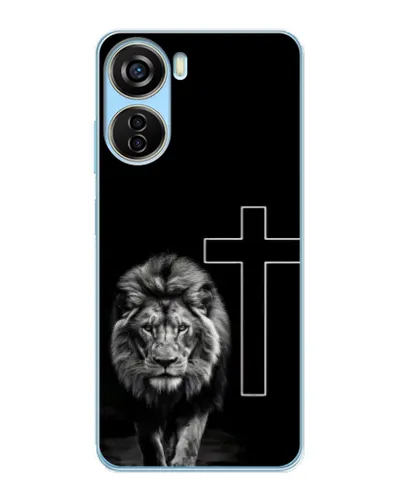 Чехол для ZTE V40 Design с картинкой «Лев и Крест» Чехол для ZTE V40 Design с картинкой «Лев и Крест»
