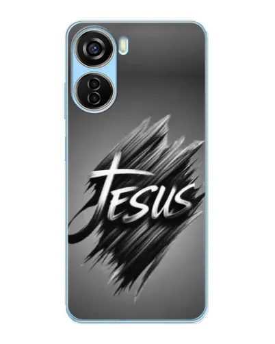 Чехол для ZTE V40 Design с картинкой «Надпись Jesus Graffiti» Чехол для ZTE V40 Design с картинкой «Надпись Jesus Graffiti»