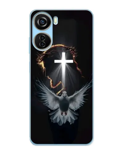 Чехол для ZTE V40 Design с картинкой «Голубь и Свет» Чехол для ZTE V40 Design с картинкой «Голубь и Свет»