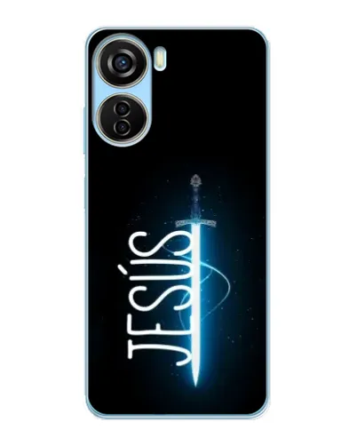 Чехол для ZTE V40 Design с картинкой «Меч Духа Jesus» Чехол для ZTE V40 Design с картинкой «Меч Духа Jesus»