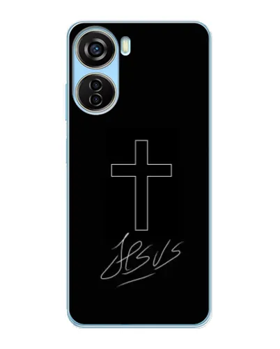 Чехол для ZTE V40 Design с картинкой «Графический крест Jesus» Чехол для ZTE V40 Design с картинкой «Графический крест Jesus»