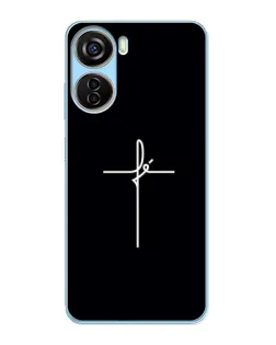 Чехол для ZTE V40 Design с картинкой «Тонкий крест» Чехол для ZTE V40 Design с картинкой «Тонкий крест»