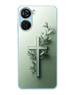 Чехол для ZTE V40 Design с картинкой «Оливковая ветвь» Чехол для ZTE V40 Design с картинкой «Оливковая ветвь»