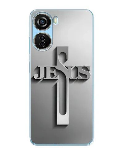 Чехол для ZTE V40 Design с картинкой «Металлический крест Jesus» Чехол для ZTE V40 Design с картинкой «Металлический крест Jesus»