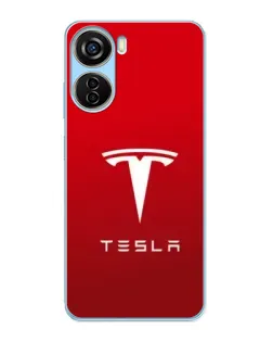 Чехол для ZTE V40 Design с картинкой «Tesla Red Classic» Чехол для ZTE V40 Design с картинкой «Tesla Red Classic»