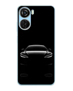 Чехол для ZTE V40 Design с картинкой «Силуэт Tesla Night» Чехол для ZTE V40 Design с картинкой «Силуэт Tesla Night»