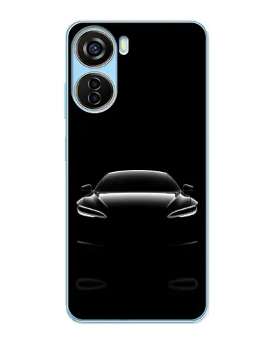 Чехол для ZTE V40 Design с картинкой «Силуэт Tesla Night» Чехол для ZTE V40 Design с картинкой «Силуэт Tesla Night»