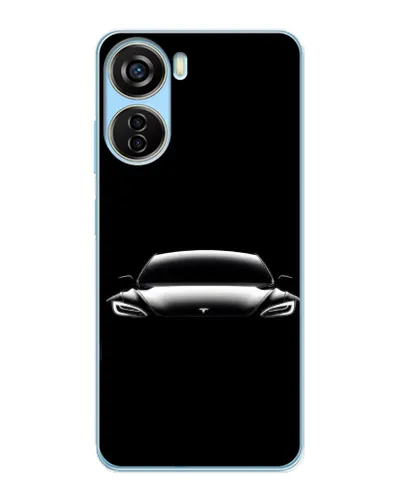 Чехол для ZTE V40 Design с картинкой «Фары Tesla Night» Чехол для ZTE V40 Design с картинкой «Фары Tesla Night»