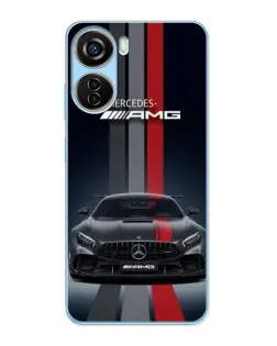 Чехол для ZTE V40 Design с картинкой «Mercedes — белый карбон» Чехол для ZTE V40 Design с картинкой «Mercedes — белый карбон»