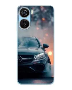 Чехол для ZTE V40 Design с картинкой «Mercedes — ночной город» Чехол для ZTE V40 Design с картинкой «Mercedes — ночной город»