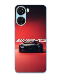 Чехол для ZTE V40 Design с картинкой «Mercedes AMG — красная линия» Чехол для ZTE V40 Design с картинкой «Mercedes AMG — красная линия»
