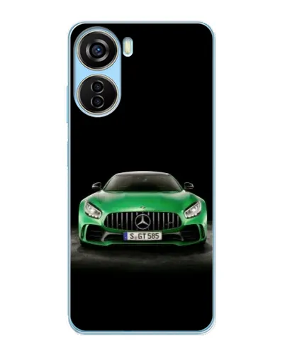 Чехол для ZTE V40 Design с картинкой «Mercedes — неоновый лого»