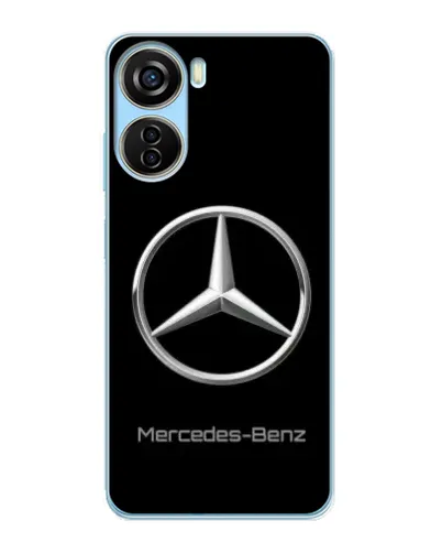 Чехол для ZTE V40 Design с картинкой «Mercedes Silver Logo»