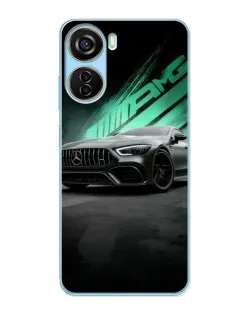 Чехол для ZTE V40 Design с картинкой «Темный Mercedes AMG» Чехол для ZTE V40 Design с картинкой «Темный Mercedes AMG»