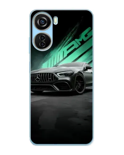Чехол для ZTE V40 Design с картинкой «Темный Mercedes AMG»