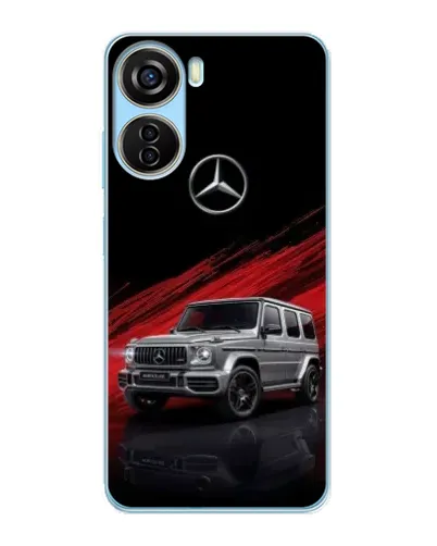 Чехол для ZTE V40 Design с картинкой «Mercedes G-Class красный»