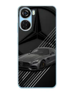 Чехол для ZTE V40 Design с картинкой «Mercedes AMG — графика» Чехол для ZTE V40 Design с картинкой «Mercedes AMG — графика»