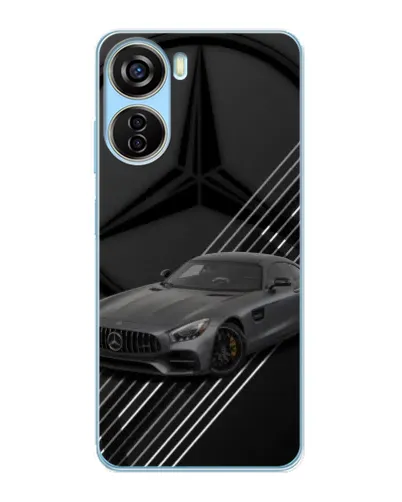 Чехол для ZTE V40 Design с картинкой «Mercedes AMG — графика»
