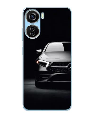 Чехол для ZTE V40 Design с картинкой «Свет фар Mercedes»