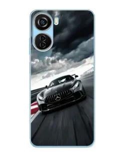 Чехол для ZTE V40 Design с картинкой «Гоночный Mercedes AMG» Чехол для ZTE V40 Design с картинкой «Гоночный Mercedes AMG»