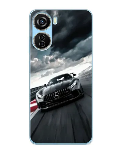 Чехол для ZTE V40 Design с картинкой «Гоночный Mercedes AMG»